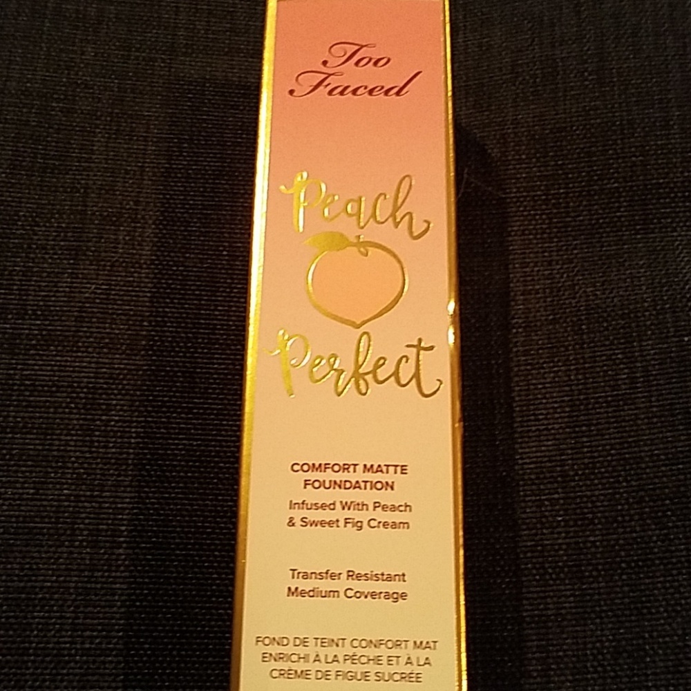 Too Faced peach perfect foundation (Mocha)